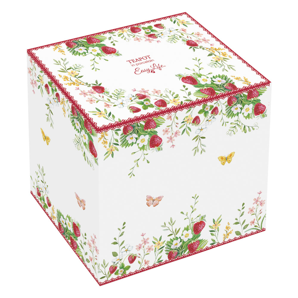 Teiera in Porcellana Jardin de Fraises Collection 900 ml.