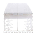 Blanc MariClò Runner in Tulle Ricamato Dentelle Collection 50x200 cm.
