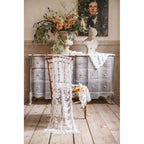 Blanc MariClò Runner in Tulle Ricamato Dentelle Collection 50x200 cm.