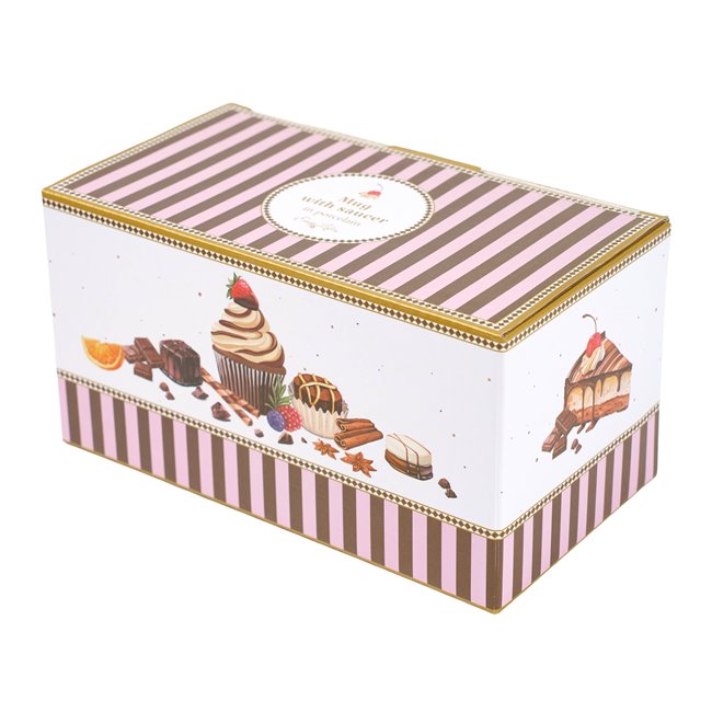 Easy Life Mug con Piattino Sweet Moments Porcellana Fine 350 ml.