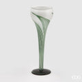 Vaso Tulipano Aperto EDG in Vetro 45x13 cm.
