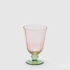 Vaso EDG Righe Coppa con Piede 15x10 cm.