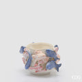 Vaso Chakra Mare EDG in Ceramica Handmade 16,5x25x23 cm.
