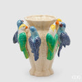 Vaso Chakra Pappagalli EDG 30,5x27,5 cm.