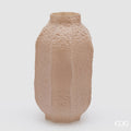EDG Enzo De Gasperi Vaso Primordial in Vetro Marrone H 30 cm. D 16,5 cm.