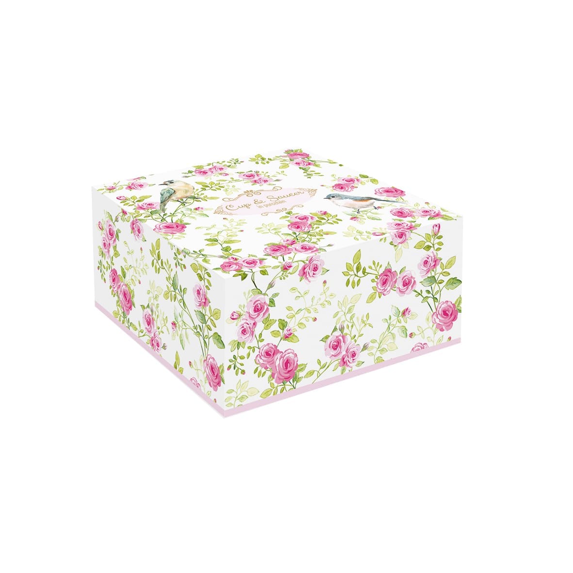 Tazza con Piattino in Porcellana Spring Time Collection 200 ml.