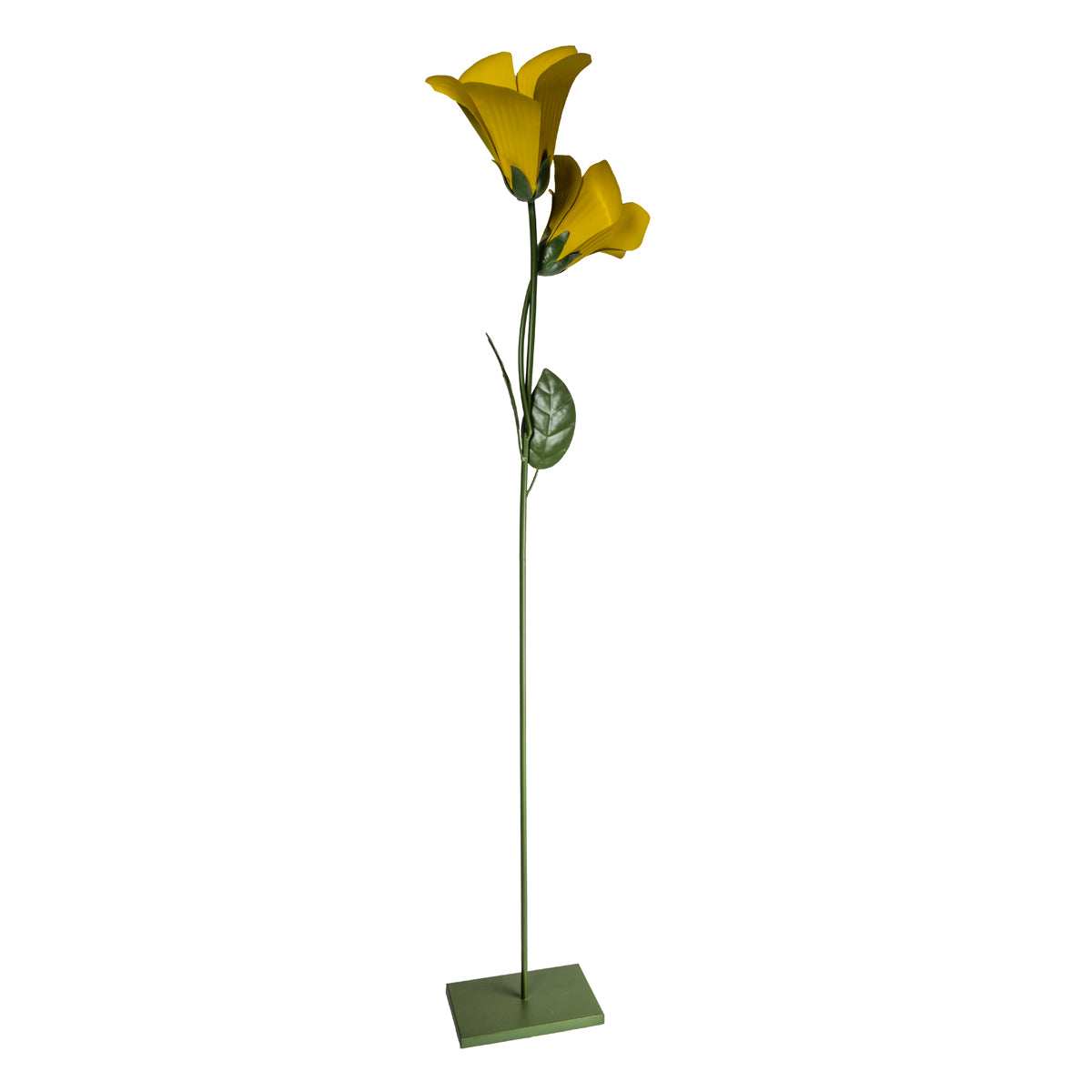 Decorazione Fiori Gialli in Metallo 149 cm.