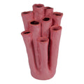 Vaso Fioriera Ceramica Rosa 18x17x33 cm.