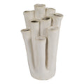 Vaso Fioriera Ceramica Avorio 18x17x33 cm.