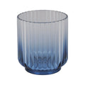 Set 6 Bicchieri in Plexiglass Sfumati Blu 9x10 cm.