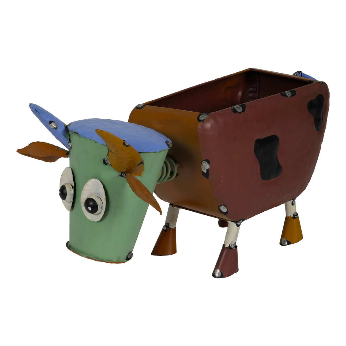 Vaso Cow in Metallo 43x22x26 cm.
