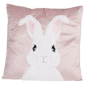 Cuscino Coniglio in Velluto Rosa Easter Collection 45x45 cm.