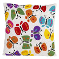 Cuscino con Farfalle Ricamate 45x45 cm.
