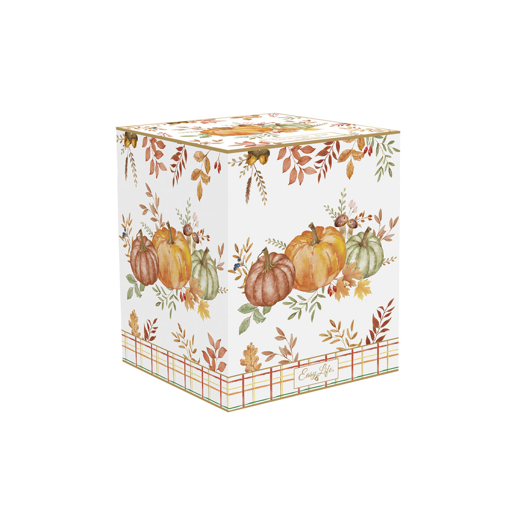 Easy Life Barattolo Harvest Collection in Porcellana Zucca H. 15 cm. D. 11 cm.