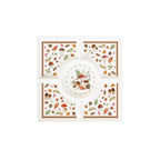 Easy Life Vassoio Antipastiera Autumn Breeze in Porcellana 25x25 cm. H. 2,5 cm.
