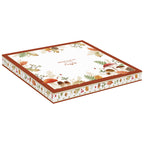 Easy Life Piatto da Portata Sagomato Fungo Autumn Breeze in Porcellana 29,5x28 cm.