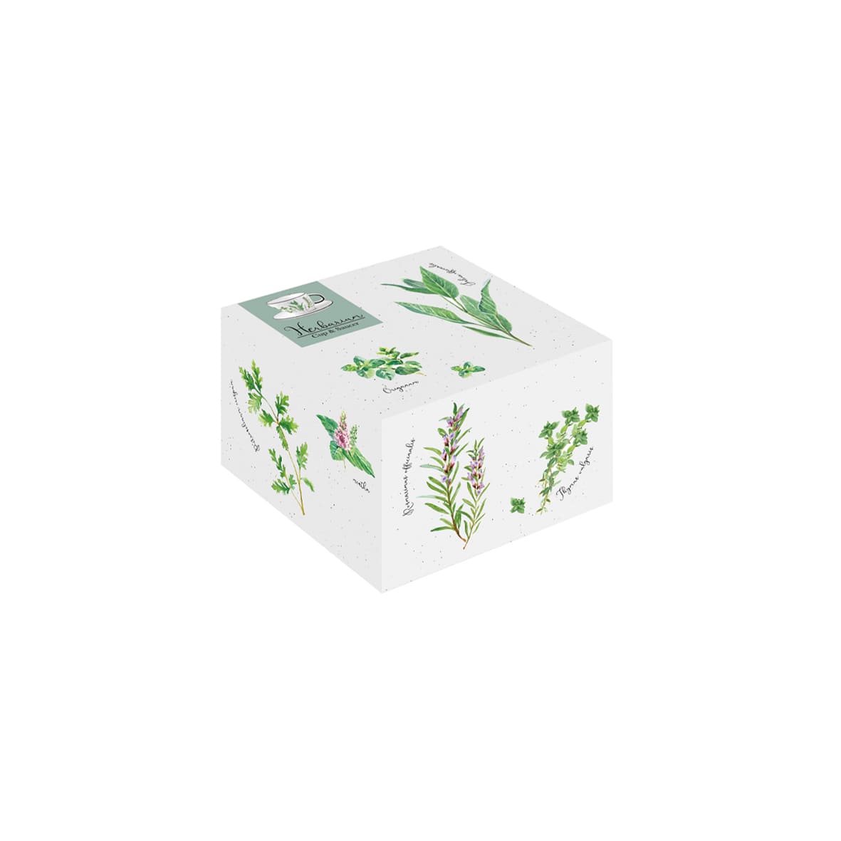Tazza con Piattino Herbarium Collection 250 ml.