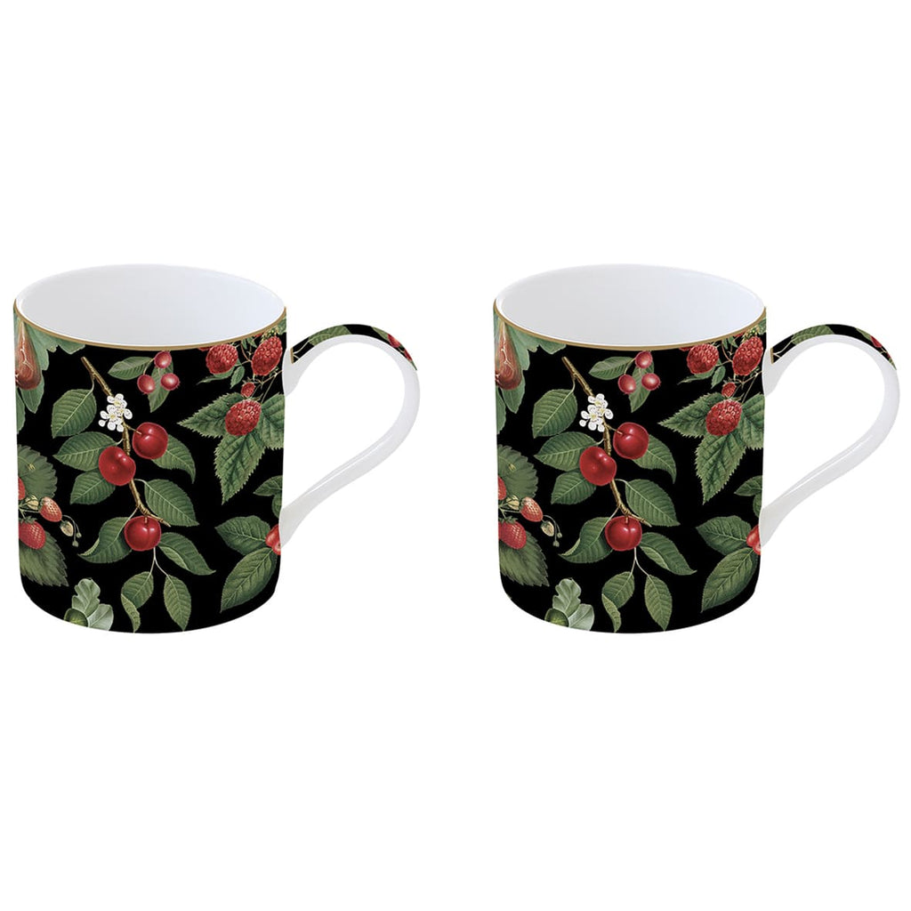 Easy Life Set 2 Tazze Mug Orchard Collection Porcellana 300 ml.