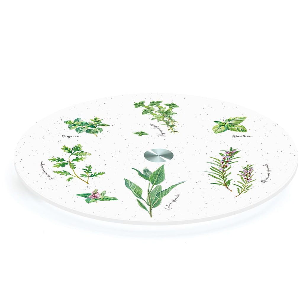 Vassoio Girevole in Vetro Herbarium Collection Ø 32 cm.