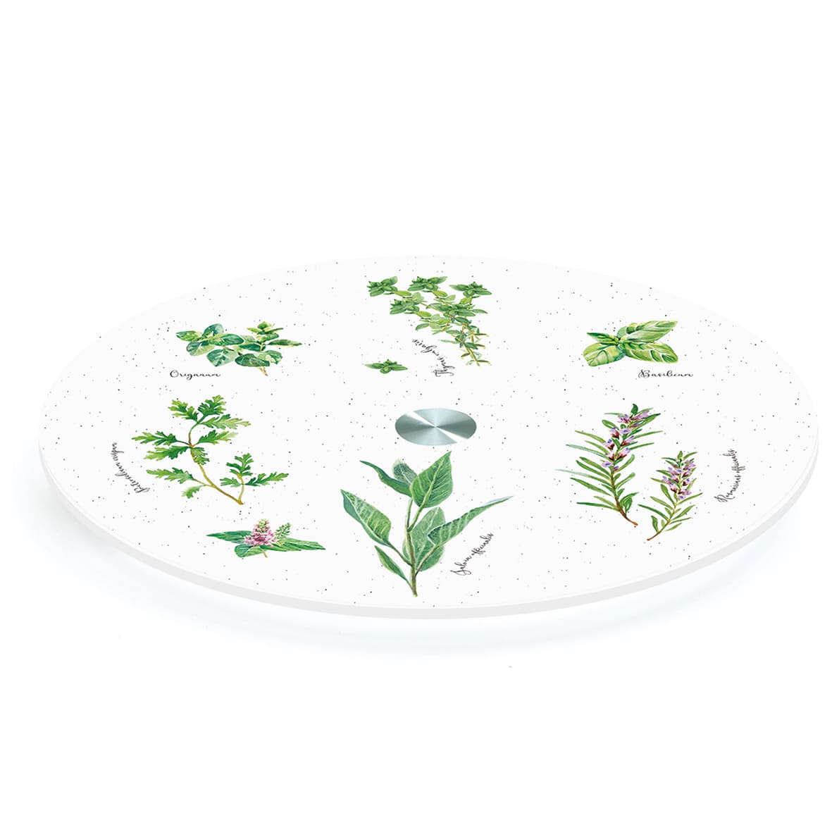 Vassoio Girevole in Vetro Herbarium Collection Ø 32 cm.