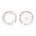 Set 2 Piattini in Porcellana Fancy Garden Collection 16 cm.