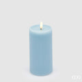 Candela Led Lounge EDG Moccolo con Telecomando 15x7,5 cm. IP20 Celeste