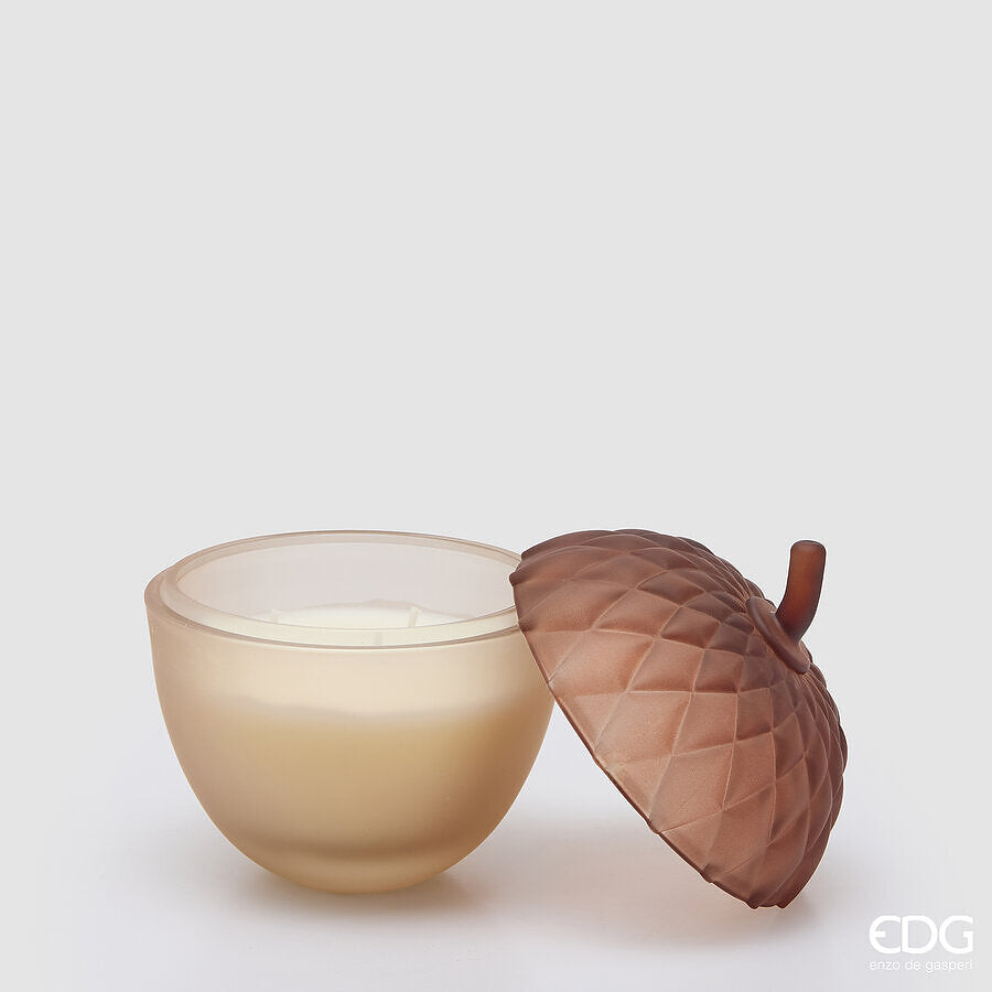 EDG Enzo De Gasperi Candela Profumata Ghianda Cardamom Snaps H 15 cm. D 11 cm.
