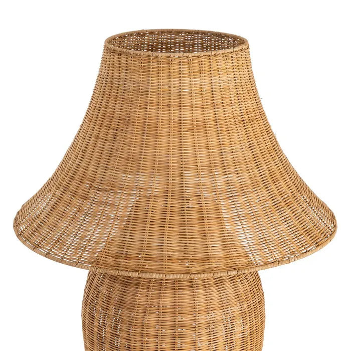 Lampada in Rattan Naturale 60x60x99 cm.