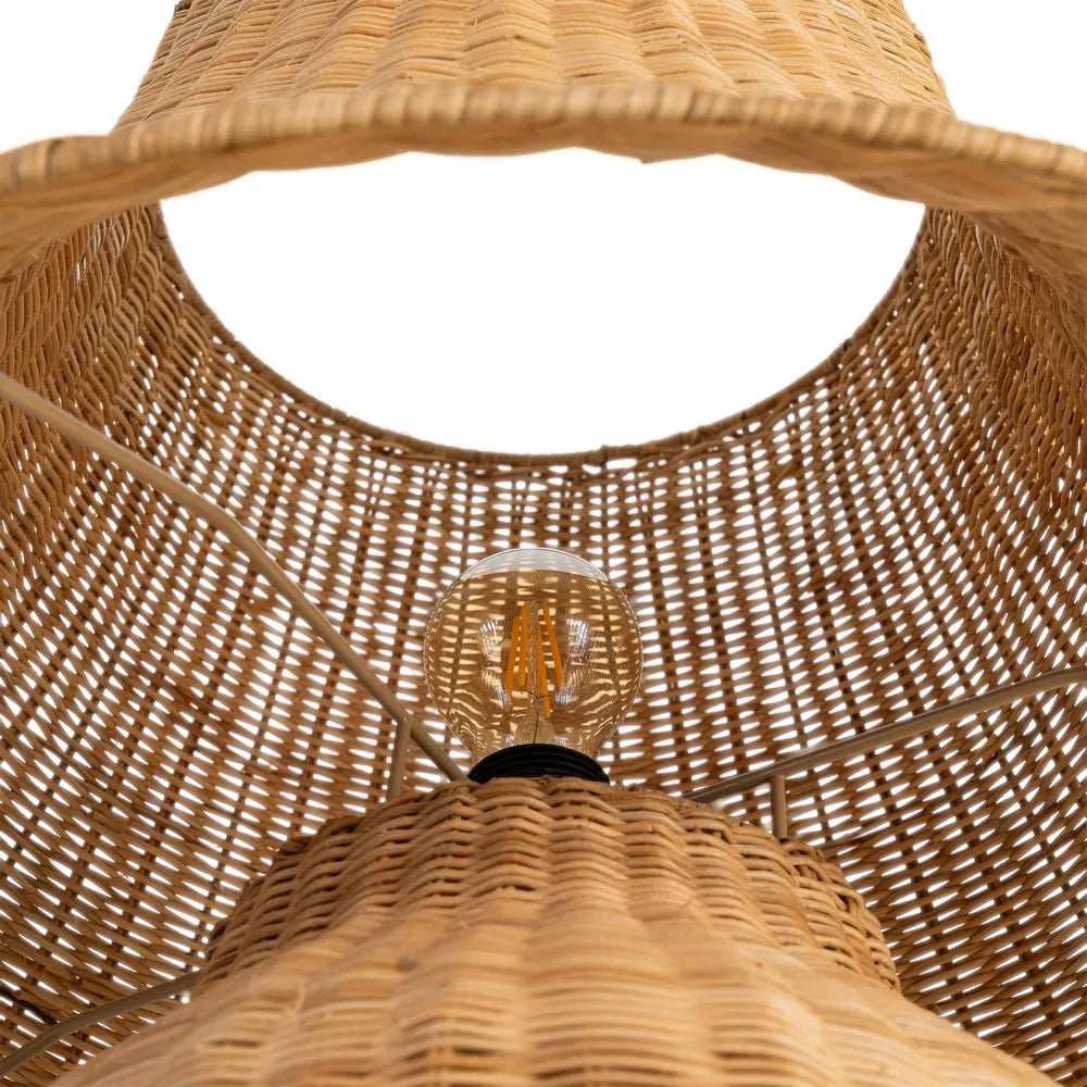 Lampada in Rattan Naturale 60x60x99 cm.