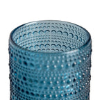 Ixia Set 6 Bicchiere Alto Azul in Cristallo Blu Decorato H12,7 Ø8 cm. 400ml