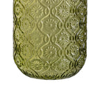Ixia Set 6 Bicchiere Alto Verde in Cristallo Decorato H12,7 Ø8 cm. 400ml