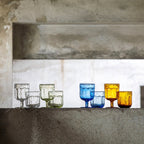 Livellara Milano Set 4 Tumbler Borgo Collection in Vetro Borosilicato Trasparente H9 Ø8,5 cm.