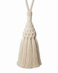 Blanc MariClò Nappa Fermatenda L'Arte di Nacchi Cotone D. 7 cm. Corda 30 cm.