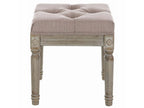 Blanc MariClò Panchetto in Legno Naturale con Imbottitura Soave Armonia Collection 40x40x45 cm.