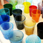 Henriette Bicchiere in Vetro Soffiato Colorato Magma 260 ml.