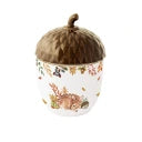 Easy Life Contenitore con Coperchio in Porcellana Autumn Forest Dream 11x16 cm.