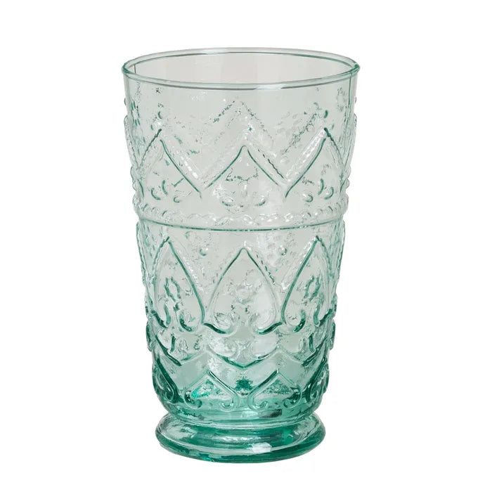 Ixia Set 6 Bicchiere Alto Bombay Collection in Vetro Riciclato H15 Ø9 cm. 490ml