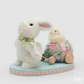 Decoro EDG Coniglio con Pulcino 32x42x25 cm.