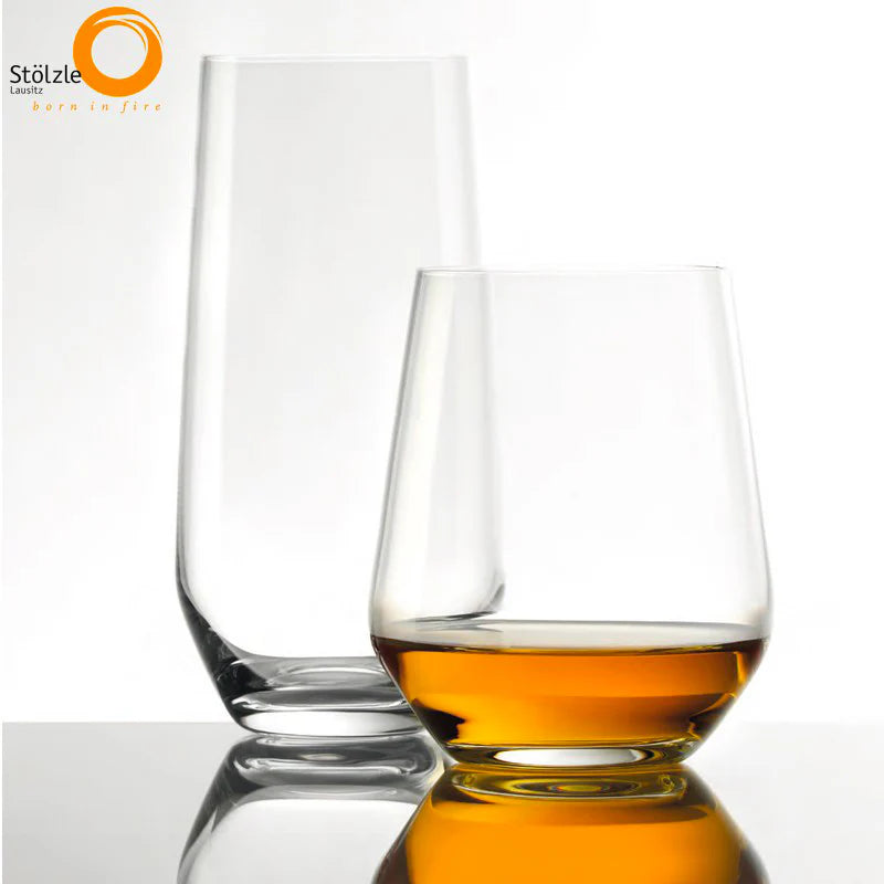 Stolzle Lausitz Set 6 Bicchieri Quatrophil Collection in Vetro 370 ml.