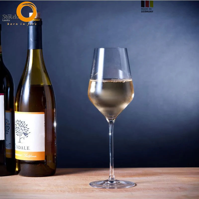 Stolzle Lausitz Set 6 Calici Quatrophil Vino Bianco Collection in Vetro 405 ml.