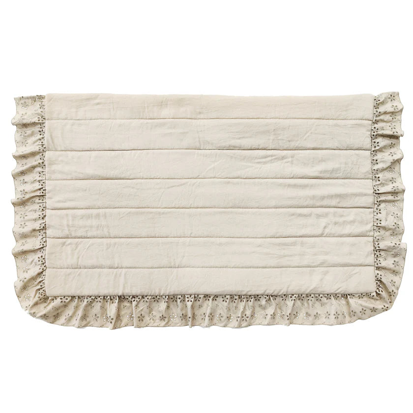 Blanc MariClò Set 2 Copriguanciali Acquerello di Zucchero Collection in Microfibra Beige 50x80 cm.