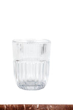 Livellara Milano Set 6 Tumbler Qualcosa d'Antico Collection in Vetro Trasparente H10 Ø8 cm. 280ml