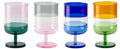 Livellara Milano Set 4 Calici Alti Stacks Collection in Vetro Borosilicato H13,5 Ø7,5 cm. 350 ml.