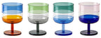 Livellara Milano Set 4 Short Tumbler Stacks Collection in Vetro Borosilicato H6,5 Ø7,5 cm. 250 ml.