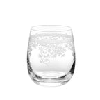 Livellara Milano Set 6 Bicchiere Liquore Luigi XV Collection in Vetro Inciso H6,5 Ø4,5 cm. 110ml