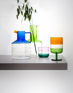 Livellara Milano Set 4 Short Tumbler Stacks Collection in Vetro Borosilicato H6,5 Ø7,5 cm. 250 ml.