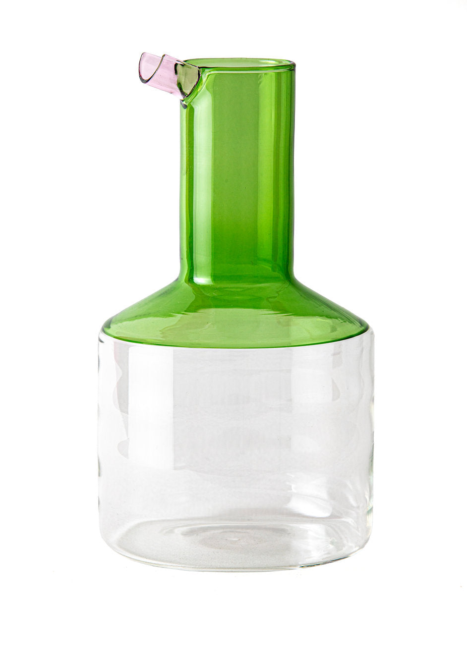 Livellara Milano Brocca con Manico Stacks Collection in Vetro Borosilicato H23 Ø12,5 cm. 1250 ml.