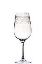 Livellara Milano Set 6 Calice Acqua Luigi XV Collection in Vetro Inciso H22 Ø8 cm. 350ml