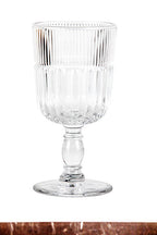 Livellara Milano Set 6 Calice Qualcosa d'Antico Collection in Vetro Trasparente H16 Ø8 cm. 280ml
