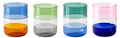 Livellara Milano Set 4 Tumbler Stacks Collection in Vetro Borosilicato H9 Ø7,5 cm. 350 ml.